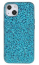 EIDERWOOD iPhone 13 Mini Glitter Hybrid Deksel - Blå