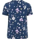 Hummel T skjorte HmlHappy Sargasso Sea 56 T skjorte Blå Flerfarget Rosa