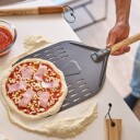 Sabor Napo pizzaspade 70x30 cm gun metal/natur