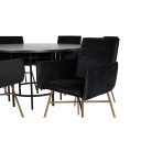 Spisegruppe furniture/fashion Copenhagen Ø140 cm med 6 Petra Stoler