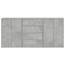  Skjenker 3 stk betonggrå 60x31x84 cm konstruert tre