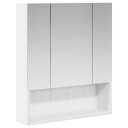  Baderomsspeilskap med dør Hvit 60 x 14.5 x 70 cm Konstruert tre