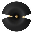 AYTM CYCNUS Vegglampe Stor Sort/ Gull