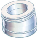 5" Metalbestos Multi50 albue 15°