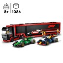 LEGO City 60445 F1-trailer med F1 RB20 og AMR24