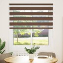  plisségardin lys grå 85x150 cm Stoff Bredde 84,4 Polyester