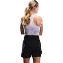 FUSION Tempo! Pro Crop Treningstopp Dame Hvit XL