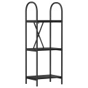  Bokhylle Svart eik 40 x 30 x 109 cm Konstruert tre
