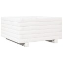 Plantekasse hvit 50x50x26,5 cm heltre furu