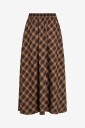 Vila Vilene Check Ankle Skirt/Spi   Brown   36
