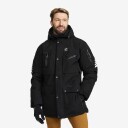 Revolutionrace Saviour Tech 2L Insulated Parka Herre Black S Skalljakke Turjakke & Vindjakke