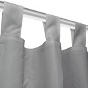 Vidaxl Mikrosateng Gardiner Med Hemper 2 Stk 140x175 Cm Grå