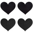 Candy Eye Candy Peekaboos Nipple Stickers Hjerte 2 pk    - Svart