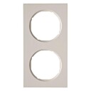Hager 10122216 Dekkramme 2 Rom R.3 Glass/svart