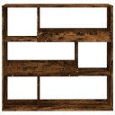 Bokhylle røkt eik 100x33x94,5 cm konstruert tre