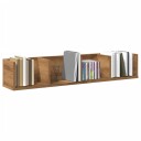  Veggmontert CD-hylle artisan eik 100x18x18 cm konstruert tre 8721158434869