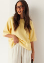 Object Objreynard 2/4 Knit Pullover Noos Yellow M