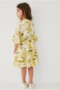Ellos Collection   Kjole med volanger   Natur