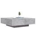  Salongbord betonggrå 100x100x31 cm konstruert tre 836598