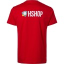 HSHOP T skjorte Unisex Rød XL