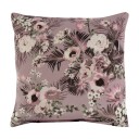 Borg Living Putetrekk 100% Bomullssateng Flowers & Dots Lavendel 60x63 cm
