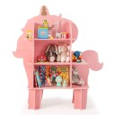 Unicorn bokhylle for barn Lekeoppbevaring med åpne hyller