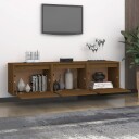vidaXL TV-benker 3 stk honningbrun heltre furu