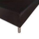 Borg Living Fasonglaken - 100% Bomullssateng - Svart - 90x210x30 cm