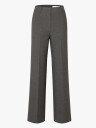Selected Femme Rita Mid Waist Wide Pant Grå 34/30