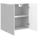 vidaXL Vegghengt skap Høgglans hvit 59 x 31 x 60 cm Konstruert tre