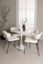 Venture Home   Spisegruppe Hamden med 4 stk stoler Chico   Hvit