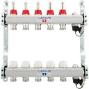 Salus Floor heating manifold 6 slings with flowmeter