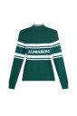 J. Lindeberg Ariadne Knit Quarter Zip   Green   M