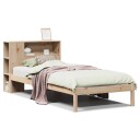  Seng med bokhylle uten madrass 75x190 cm heltre furu 3321559