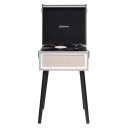 Denver VPR-250 Platespiller med Bluetooth, FM og USB - Svart/Grå