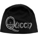 Queen Queen Unisex Beanie Hat: Logo JD Print Black