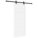  Skyvedør Hvit og svart 83 x 202 cm Heltre furu