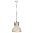 vidaXL Industriell hengelampe 25 W sølv rund 40 cm E27