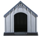 Vidaxl Hundehus I Grå 92X87X91 cm Plast