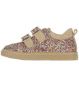 Angulus Sneakers   Glitter   Multi Glitter Sand   Angulus   28   Sko Beige Metallic