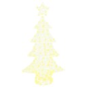  Juletre med 160 LED Varmhvit 150 cm Akryl