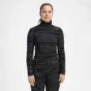 Aclima  Warmwool Roll Neck Dame 422 Black Motion S