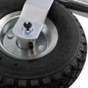 CJ 547236 Støttehjul i luftgummi, med metallfelg, 150/90 kg, Verksted & bil