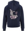 Hound Hettegenser   Oversized   Navy m. Trykk   Hound   14 år 164   Hettegenser   Blå