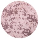  Flossteppe med lang luv NAVARRA støvet rosa 120x120cm polyester 8721158558916