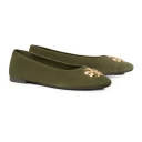 Tory Burch Dame Sko Grønn 38 EU,