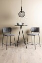 Venture Home   Spisegruppe Bistro med 2 stk stoler Bell   Svart