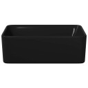 vidaXL Vask 40x30x13 cm keramikk svart