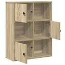 Bokhylle sonoma eik 60x24x76,5 cm konstruert tre