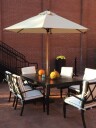 Parasoll Sirocco Bambus   Khaki Ø250cm